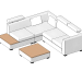 Free L-Shape Sofa Revit Family Download