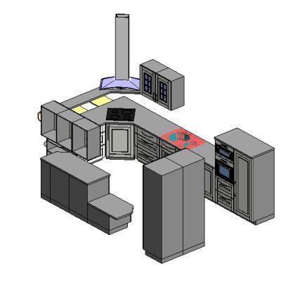 Revit Kitchen Family – Part 4: 31 Families Inside One Revit Project
