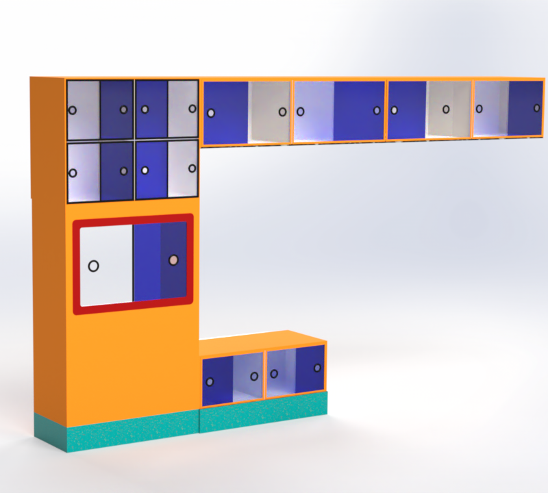 Ambulance Overhead Bin Cabinet