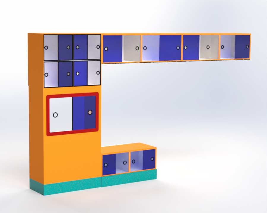 Ambulance Overhead Bin Cabinet