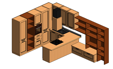 Revit Kitchen Family – Part 2: 119 Families Inside One Revit Project