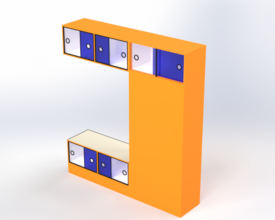 Ambulance Bin Cabinet