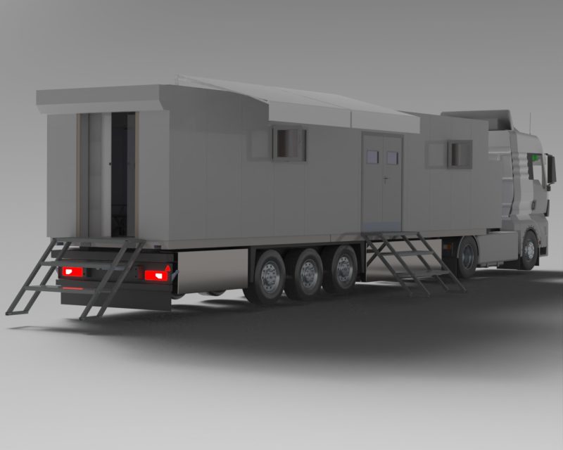 Man Truck 40Ft Mobile Blood Donation Clinic