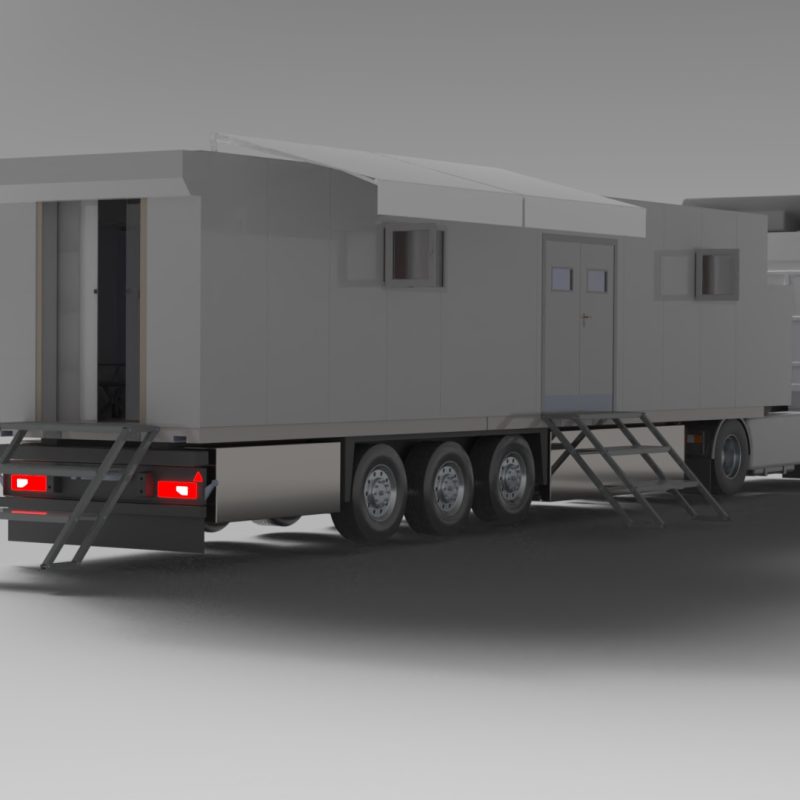 Man Truck 40Ft Mobile Blood Donation Clinic