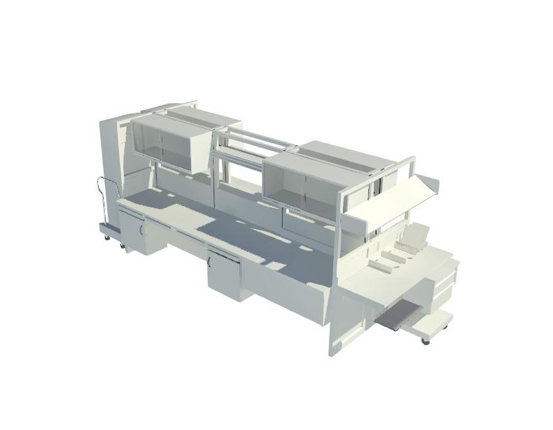 Laboratory Revit Families – 20 Parametric Furniture Assets | Free Download