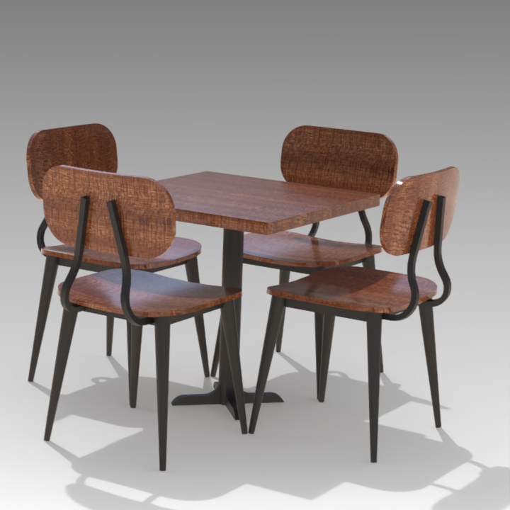 Table and chairs