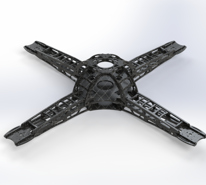 Modu-Frame quadcopter frame