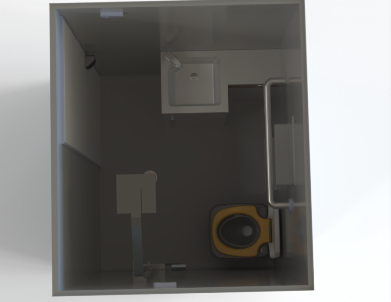 Shower and Toilet Cabin