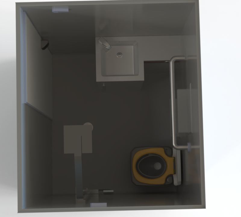 Shower and Toilet Cabin