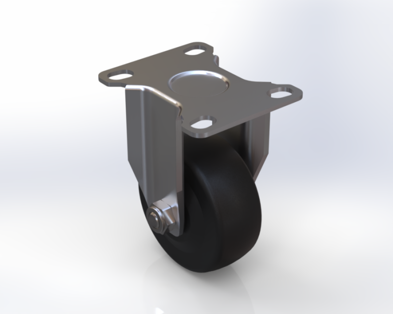 Rigid Caster Wheel