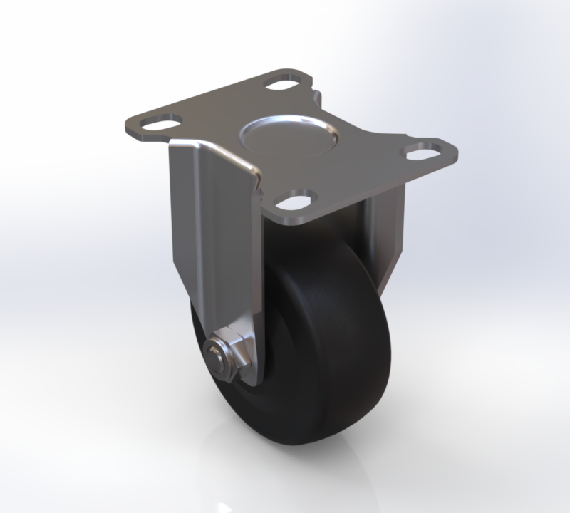 Rigid Caster Wheel