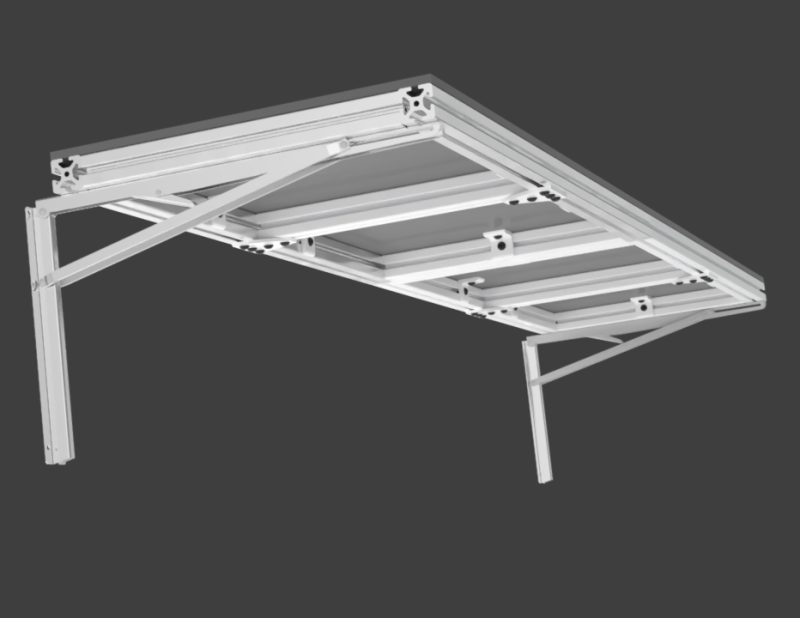 Wall Foldable Workbench 3D