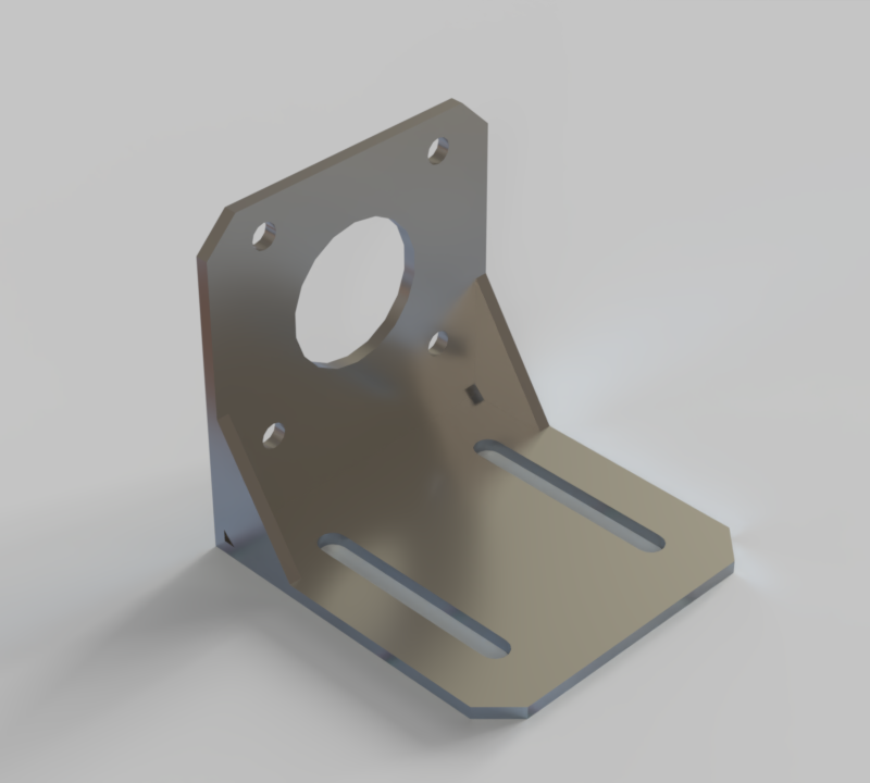 NEMA-Style Motor Mounting Bracket