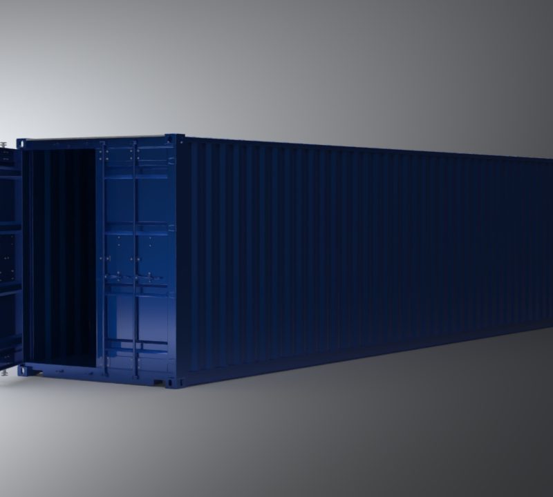 40ft Container 3D Model