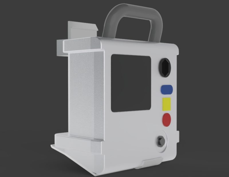 Defibrillator emergency 3D Model