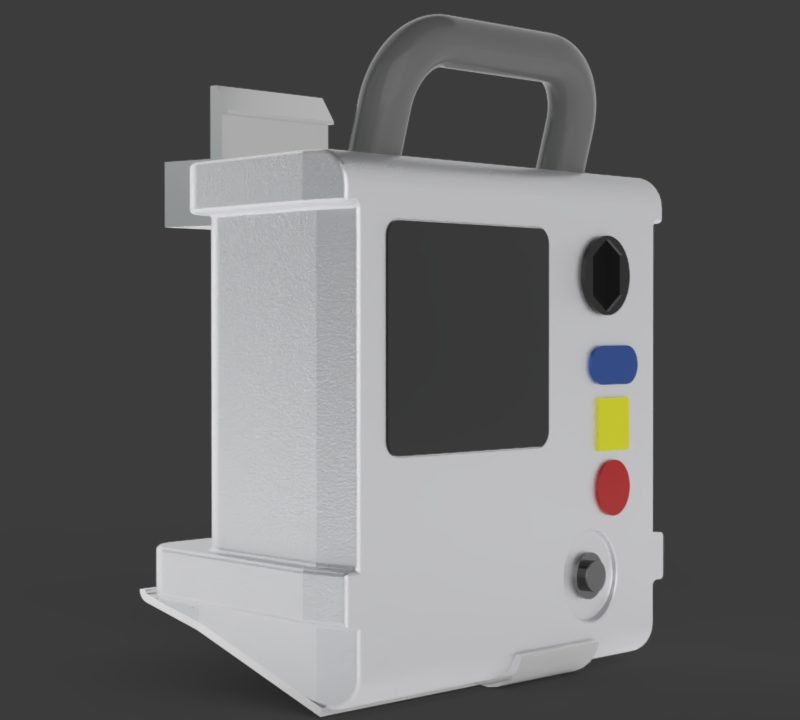 Defibrillator emergency 3D Model