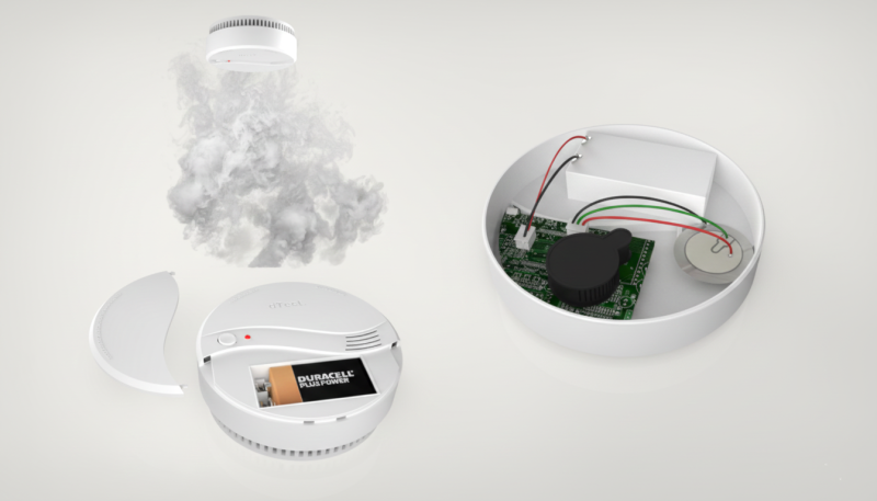 3D CAD Smoke Detector