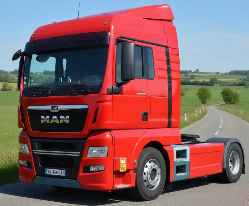 3D CAD Man Truck Model