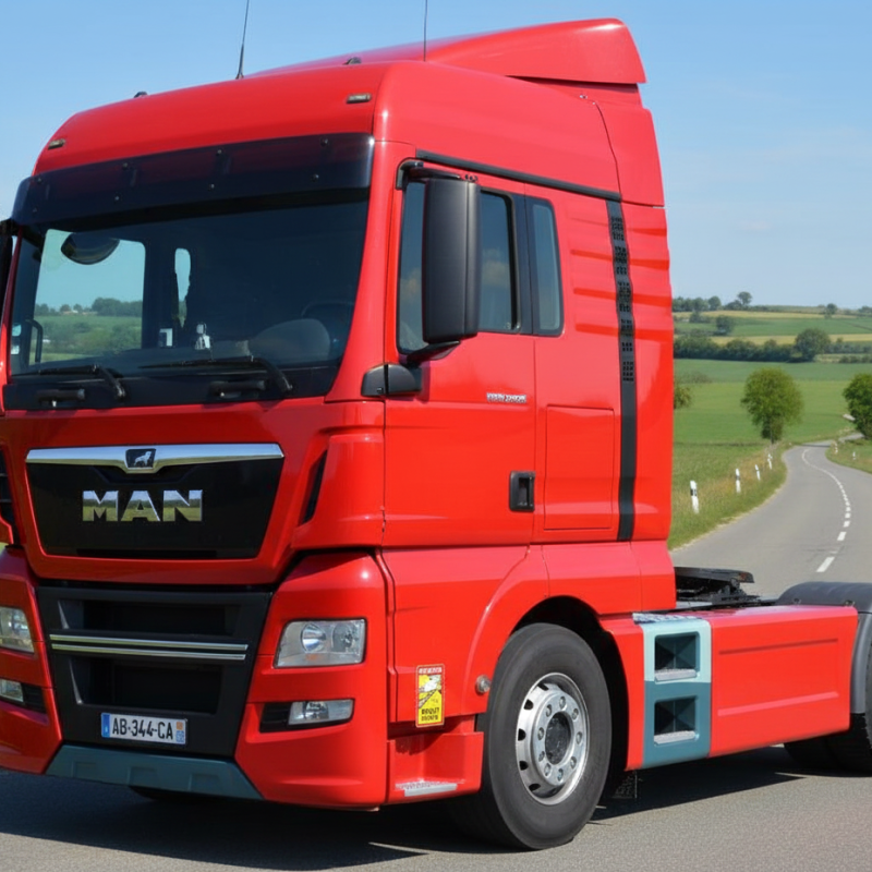 3D CAD Man Truck Model