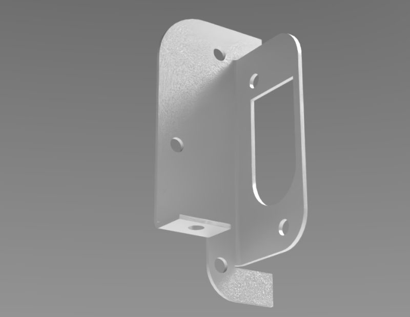 3D Door Key's Part Model