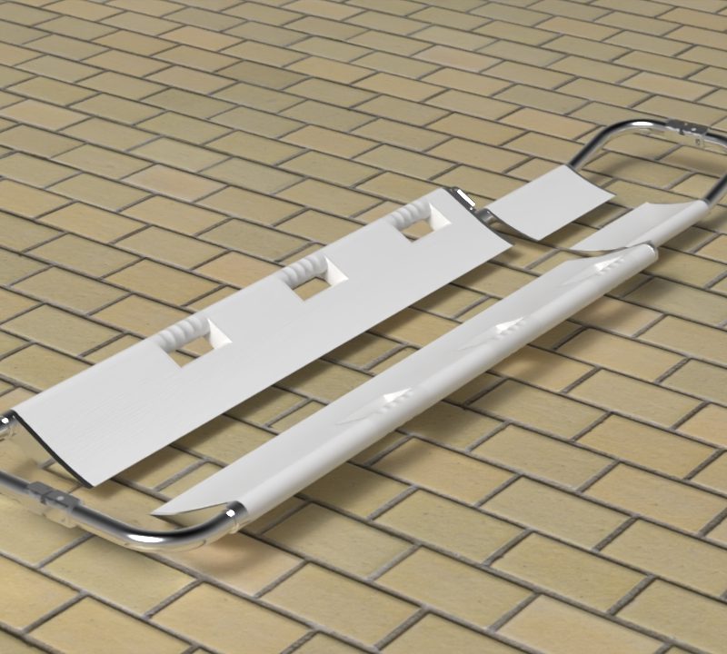 Scoop Stretcher 3D Model
