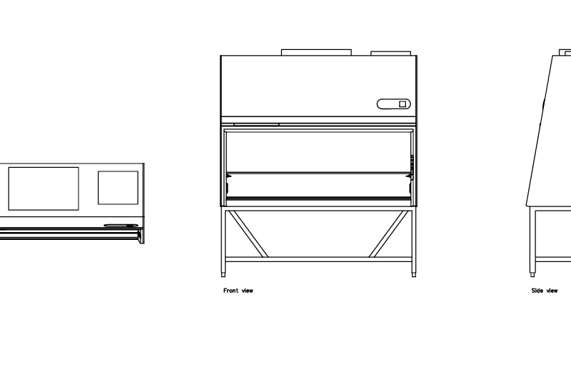 2D Biosafety-Cabinet Drawing