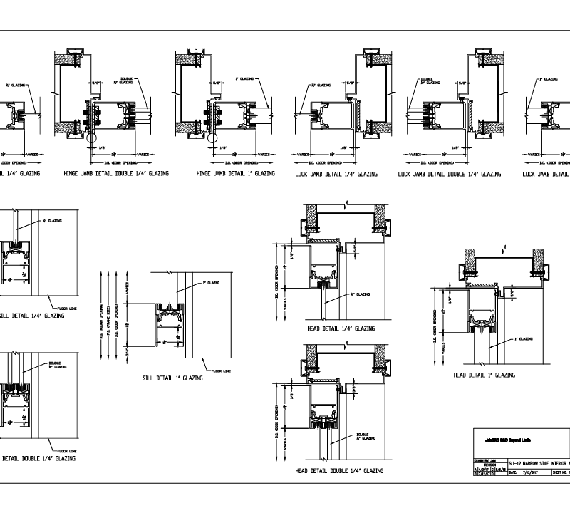 2D SLI-Doors Drawing Model