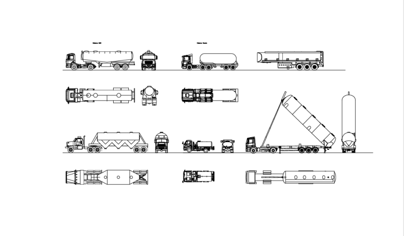 2D Truck Tankers
