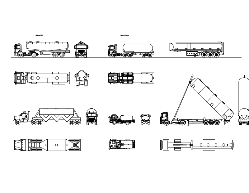 2D Truck Tankers