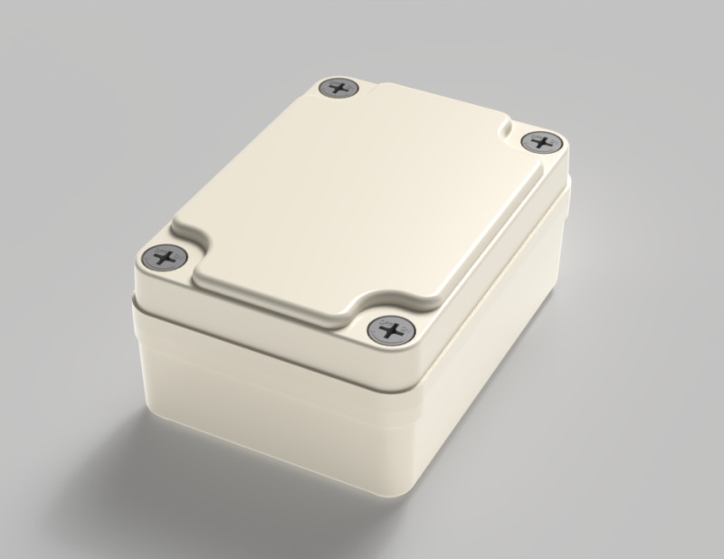 Electronic plastic enclosure