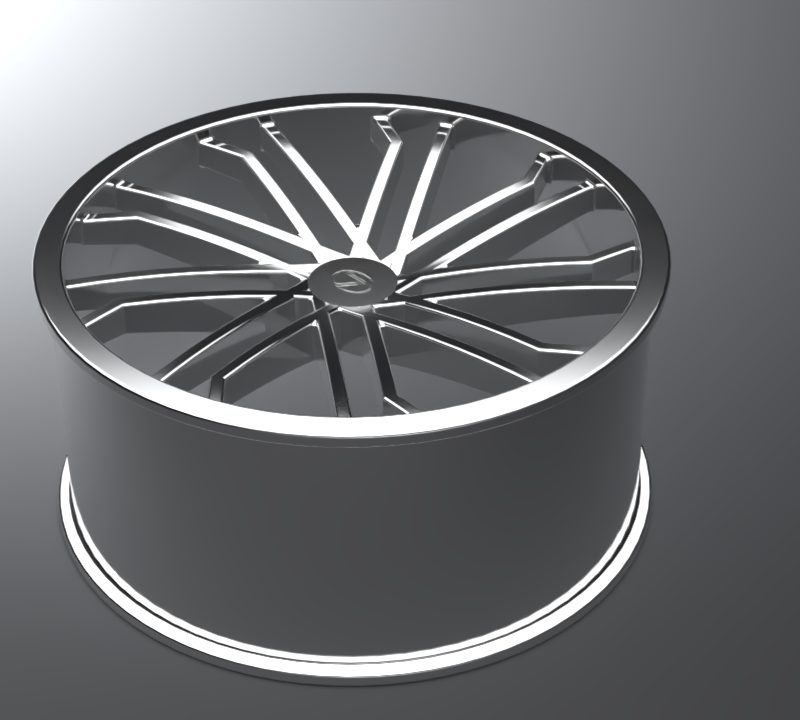 3D CAD Wheel Rim