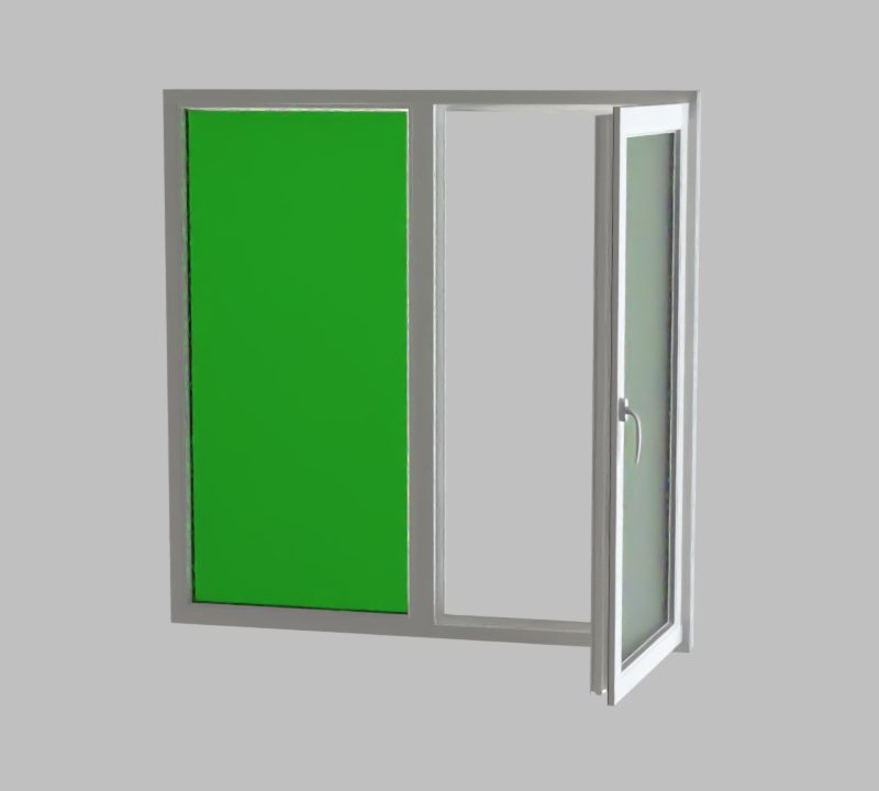 3D CAD PVC Window