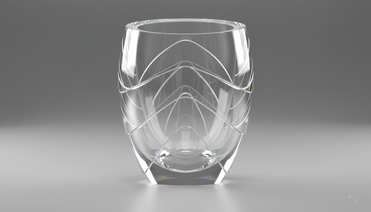 Glass vase