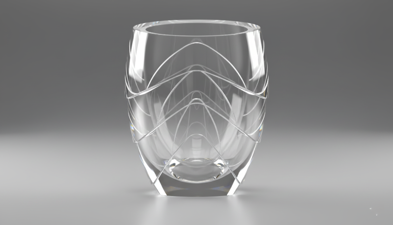 Glass vase