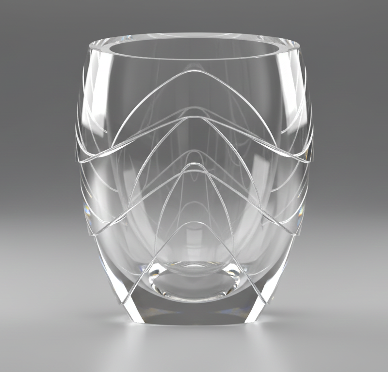 Glass vase