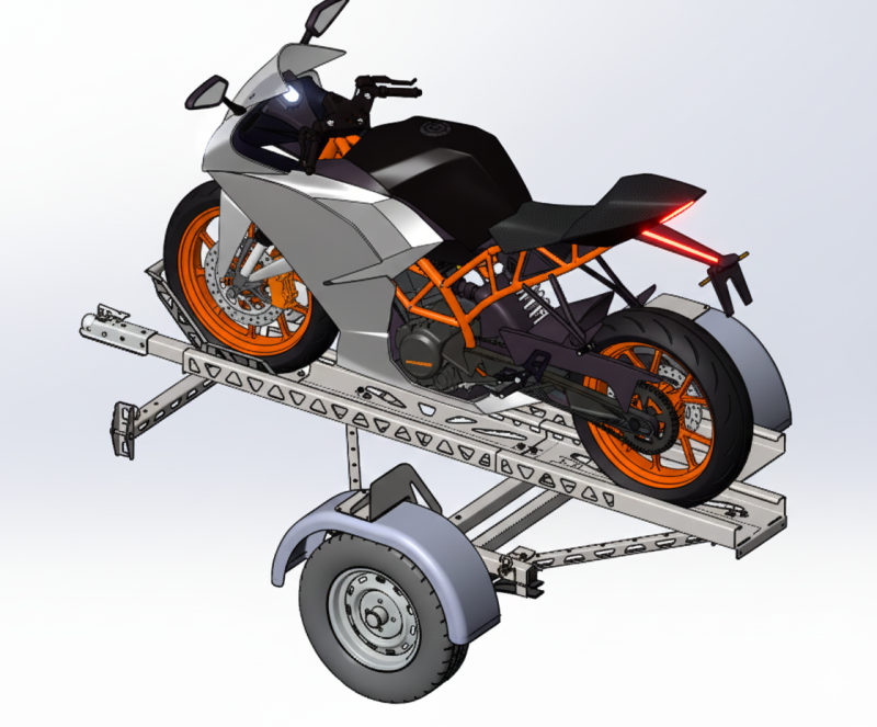 Motorcycle trailer