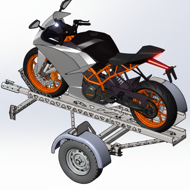 Motorcycle trailer