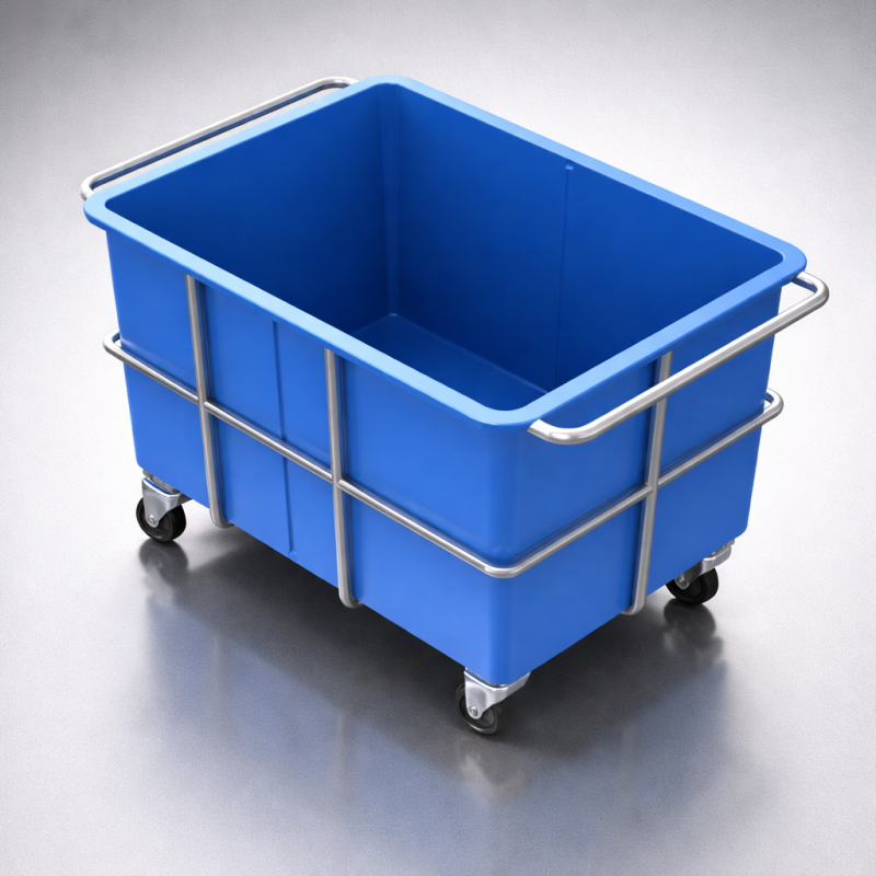 Industrial Plastic Utility Cart