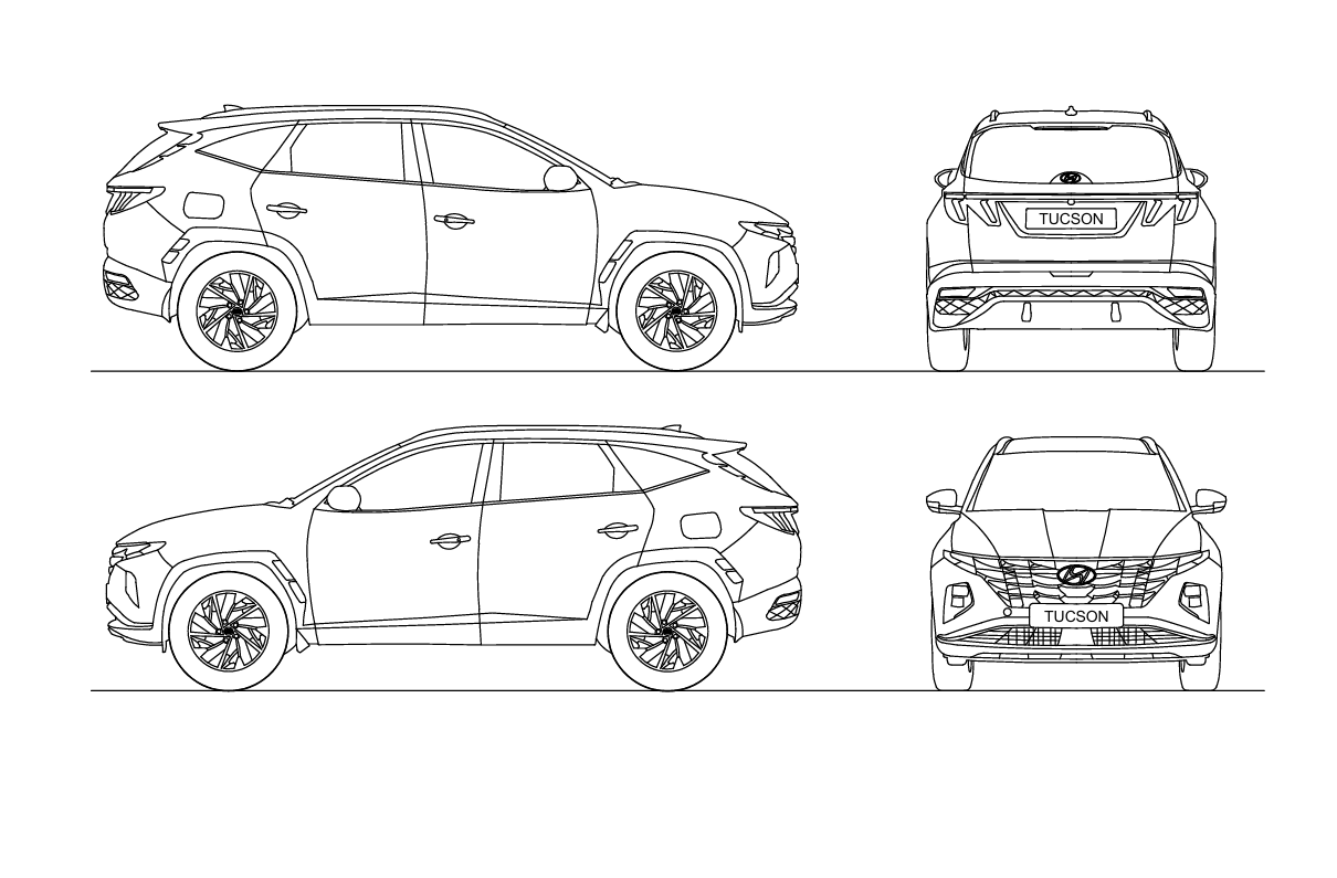 2D Hyundai-Tucson