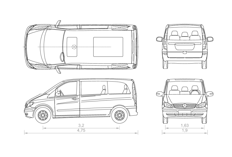 Mercedes- Viano 2D