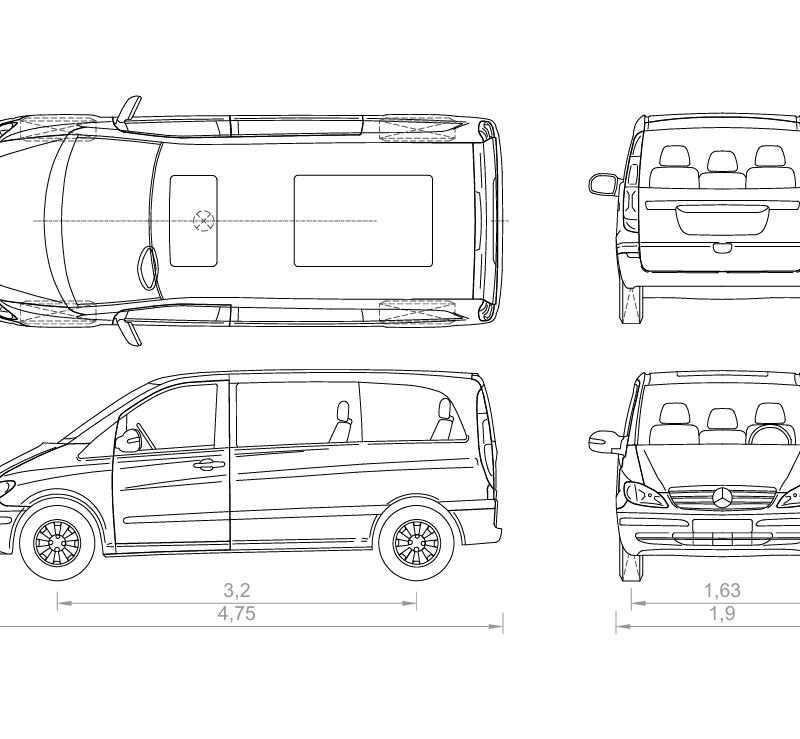 Mercedes- Viano 2D