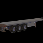 Tri-Axle Flatbed Semi-Trailer