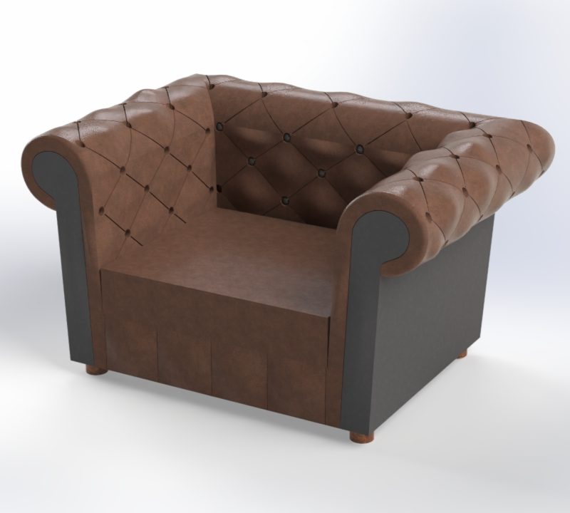 3D Chester Sofa
