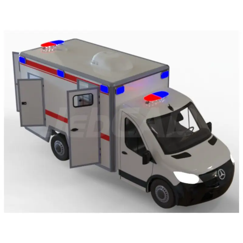Box Type Ambulance Mercedes - 3D Design