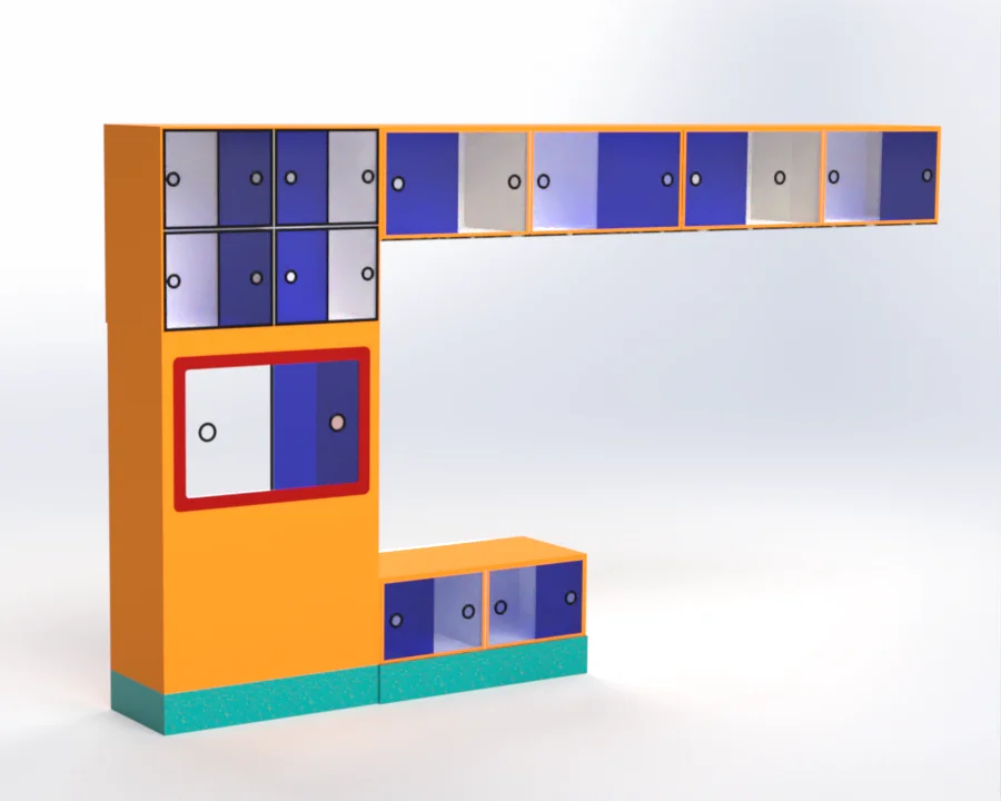 Ambulance Overhead Bin Cabinet