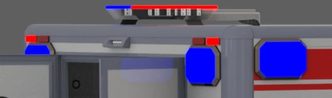 Ambulance Siren Beacon Lights – High-Visibility Emergency Warning Systems