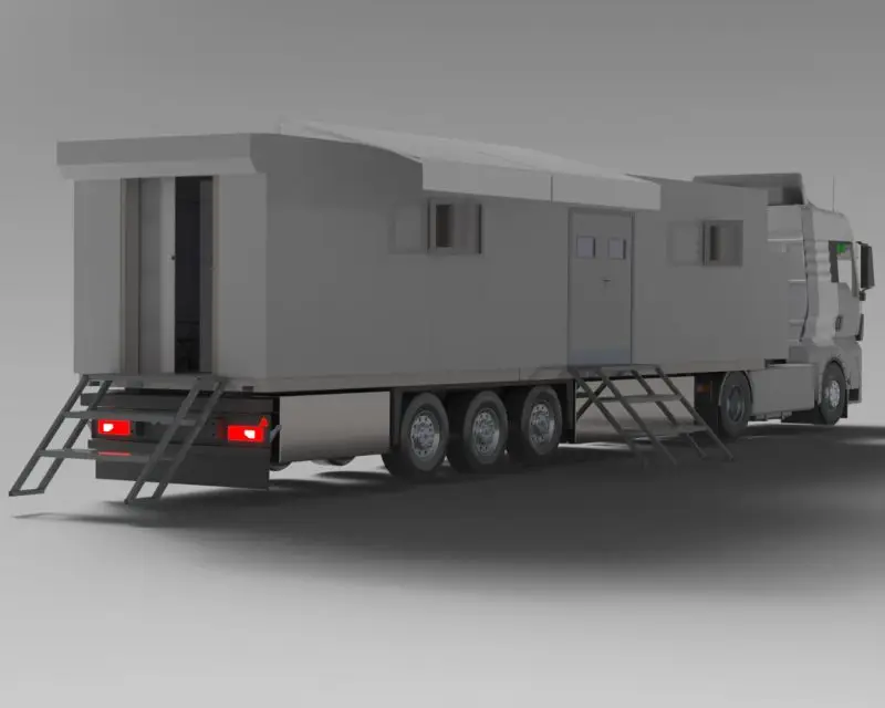 40ft blood donation (8) Man Truck 40Ft Mobile Blood Donation Clinic