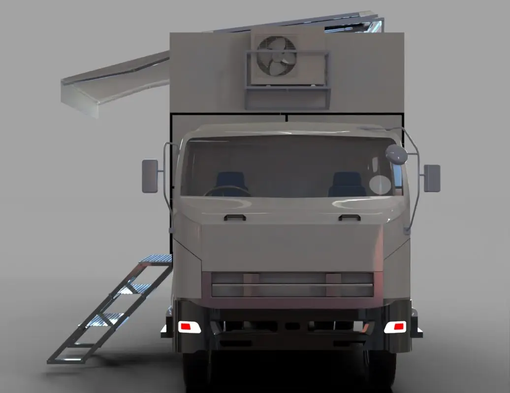 Surgical Mobile Clinic 3D model Surgical Mobile Clinic 3D model