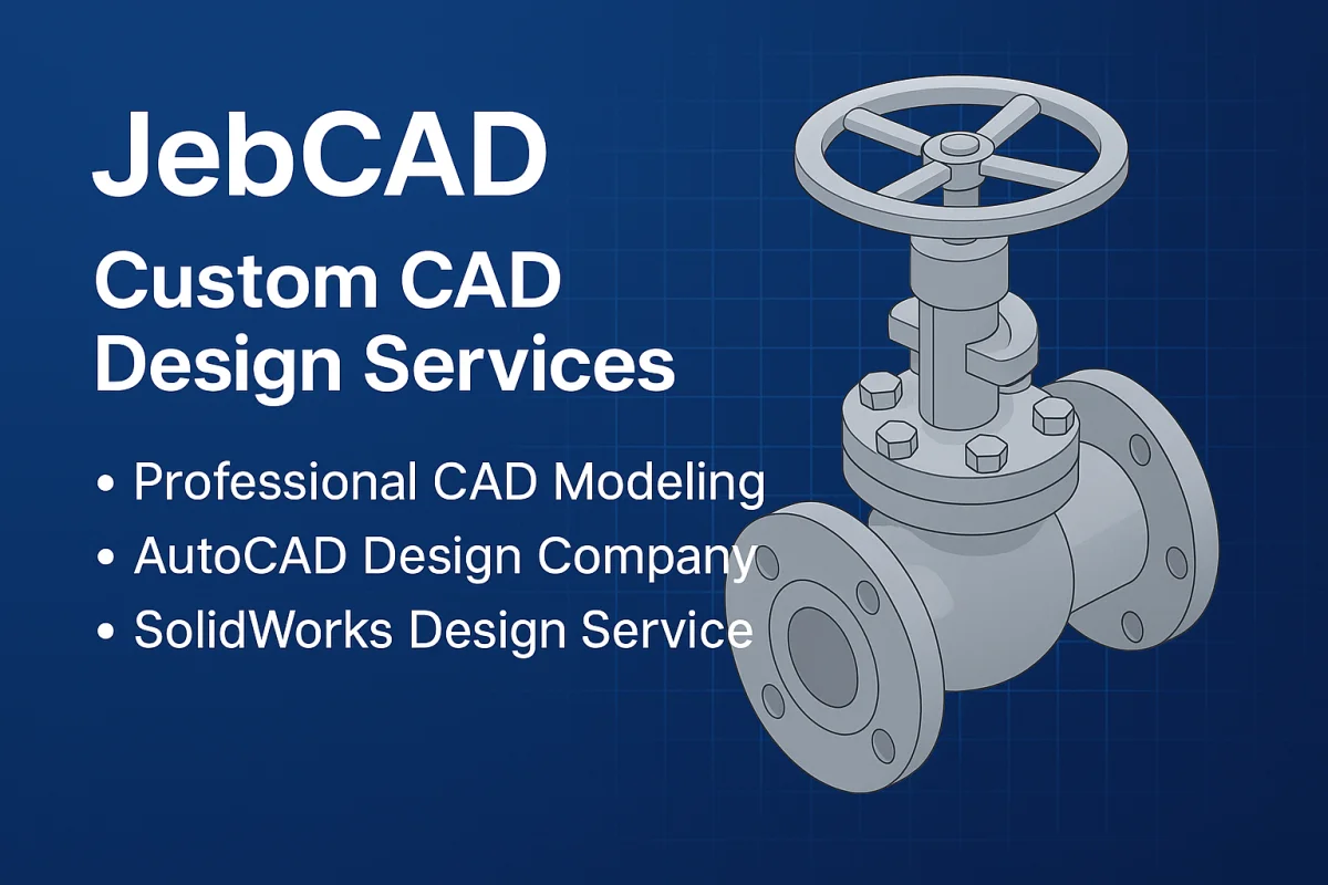 custom mechanical CAD design for manufacturing