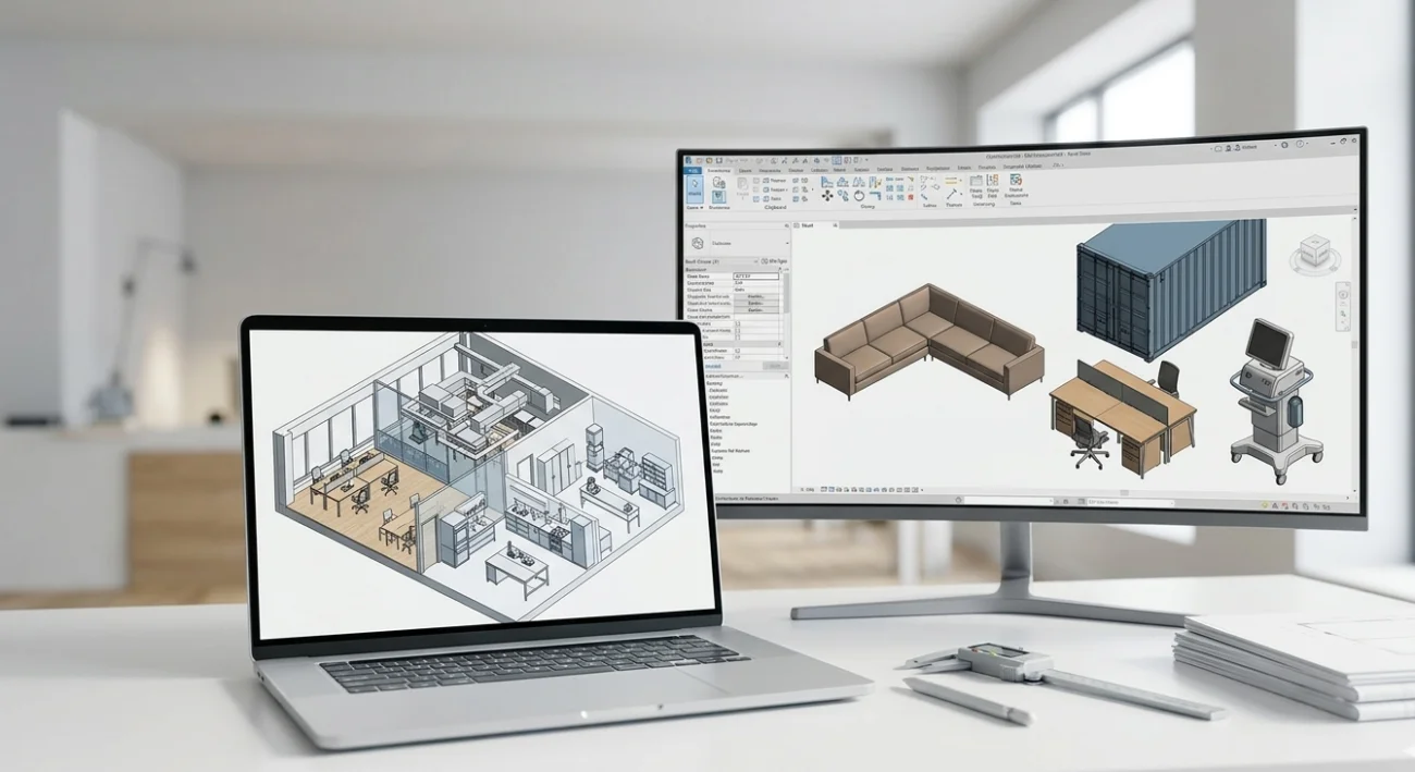Revit Families and SOLIDWORKS Models Library